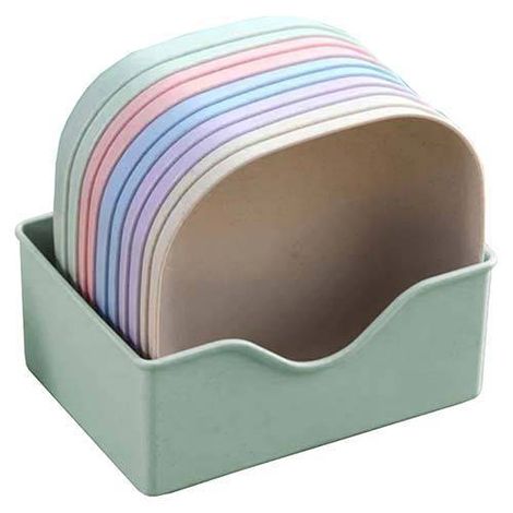 10282 KIT 10 PRATOS BAMBU ECOLÓGICO