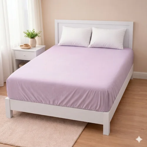 Lençol casal stilo casa lilas