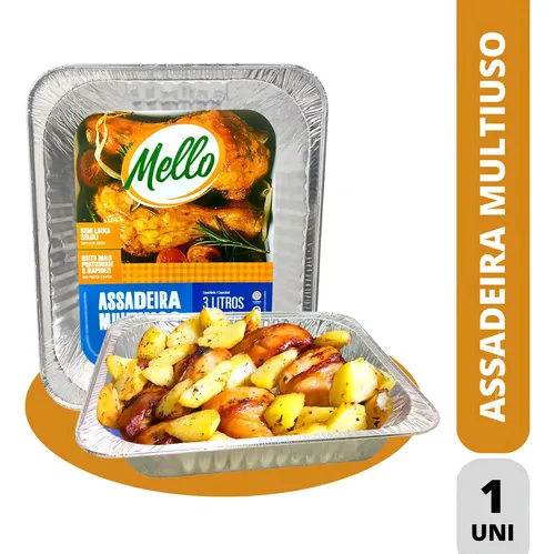 2Assadeira De Aluminio Retangular 3l Mello 572 2048x