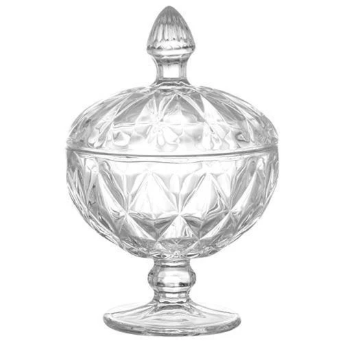 Bombonier Potiche c/pé Diamond Kehome