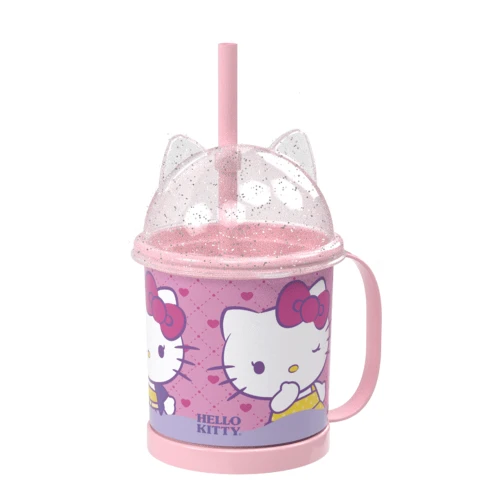 Caneca Classic tamp Ludica Hello Kitty360ml plasutil