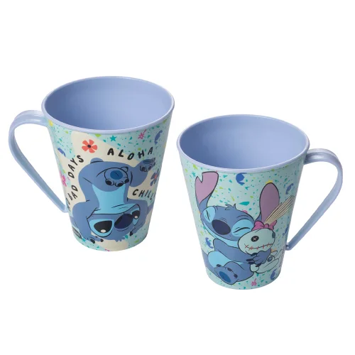 Caneca 360ml Stitch Plasutil