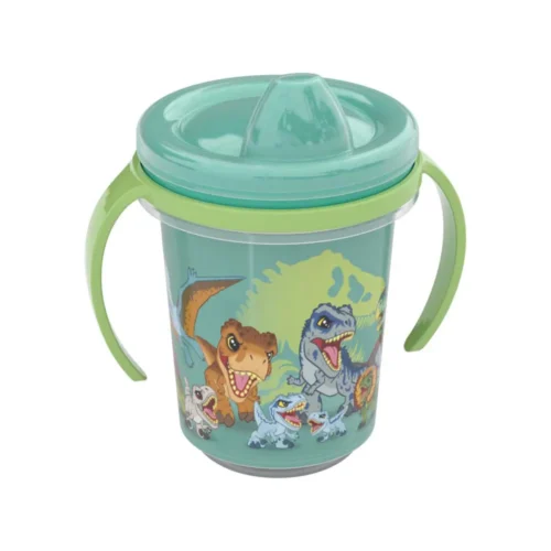 Caneca de Plástico Trio Jurassic Explorar Baby 280 ml plasutil