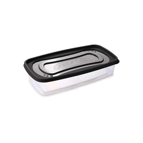 Pote Clic Retangular 1,43 L Plasutil
