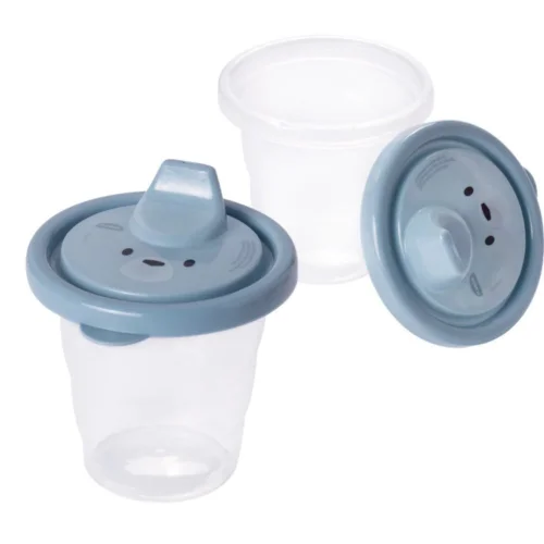 Copo c/ Tampa Bico 200 ml (Azul) Plasutil (galeria 1)