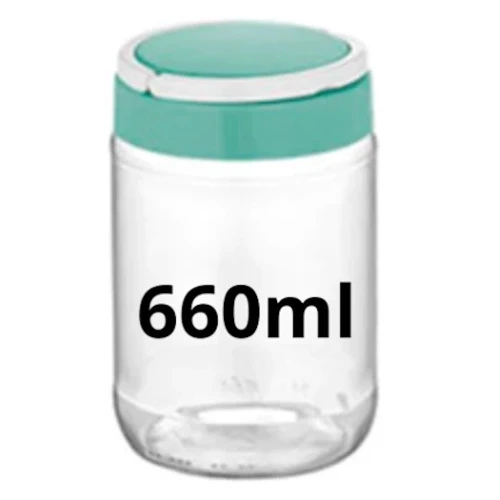 Pote De Vidro c/Alça 660ml Splendo Wellmix