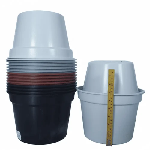 Vaso Redondo Pequeno 5,5L (Preto) Plasnew (galeria 1)