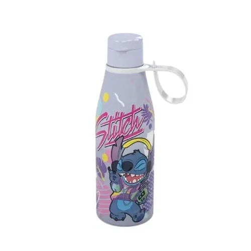 Garrafa Abre Fácil Stitch 530ml Plasutil