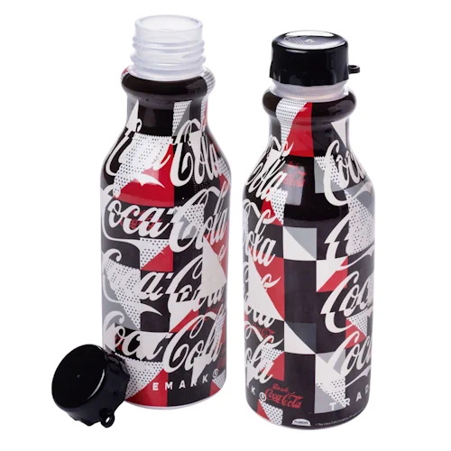 Garrafa Retô Coca Cola 500 ml plasutil