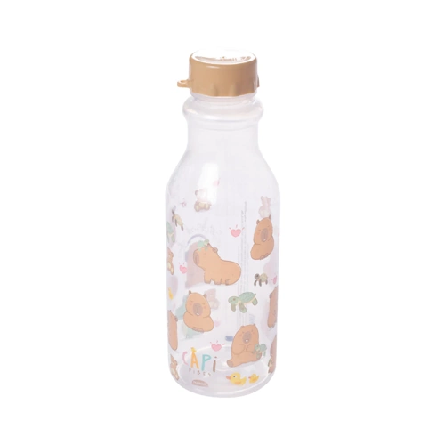 Garrafa Retrô Fun capivaras 500 ml plasutil