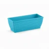 Floreira Mini Rattan (Azul) Injeplastec