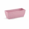 Floreira Mini Rattan (Rosa) Injeplastec