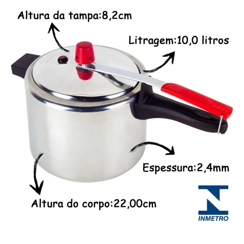 Panela de Pressão 10L Arary (galeria 1)
