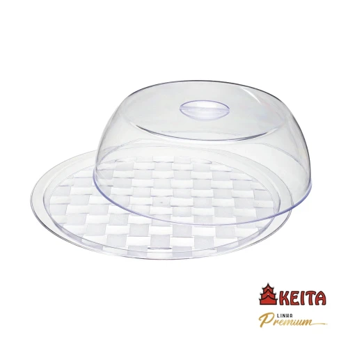 Porta Bolos Cristal Keita