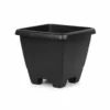 Vaso Quadrado Pequeno 6,5L (Preto) Plasnew