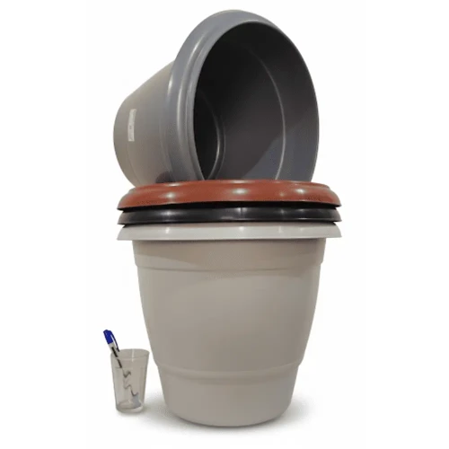Vaso Redondo Grande 21,5L (Marmore) Plasnew (galeria 2)