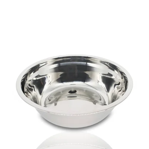 Bacia Redonda 25x8cm inox 123Util
