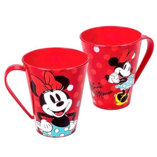 Caneca 360ml Minnie (Vermelha) Plasutil