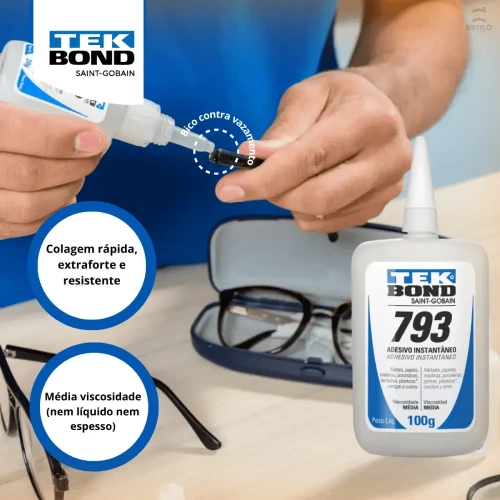 Cola instantânea 100g 793 TekBond (galeria 1)