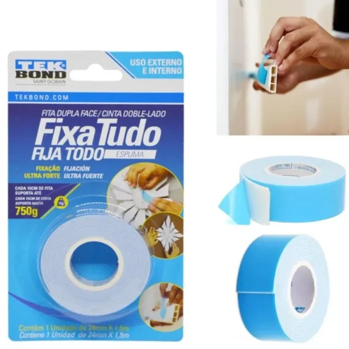 Fita Dupla Face Azul TekBond (galeria 1)