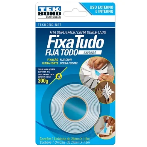 Fita Dupla Face Azul TekBond