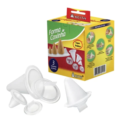 Kit Coxinha c/3 formas Keita