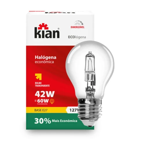 Lâmpada Halógena 42w Kian