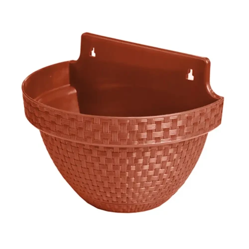Vaso de Parede Meia Lua Rattan 3L Arqplast