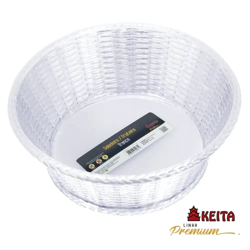 Saladeira/Fruteira Trançada Cristal Keita