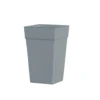 Vaso Coluna Rattan Pequeno 10L (Cinza) Plasnew
