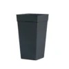Vaso Coluna Rattan Pequeno 10L (Preto) Plasnew