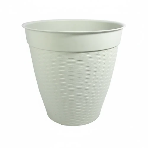 Vaso Redondo Rattan 21L (Marmore) Plasnew