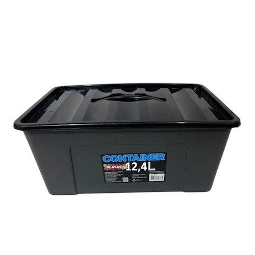 caixa_container_organizadora_multiuso_trava_12,5lt_plasnew Caixa container organizadora multiuso trava 12,5lt plasnew