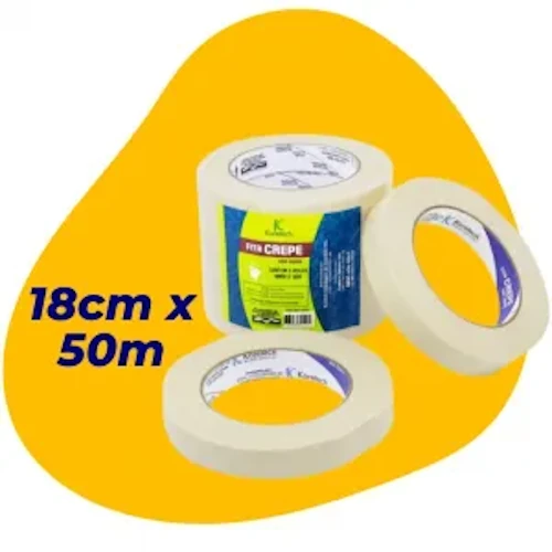 Fita crepe 18mmx45m koretech 94509