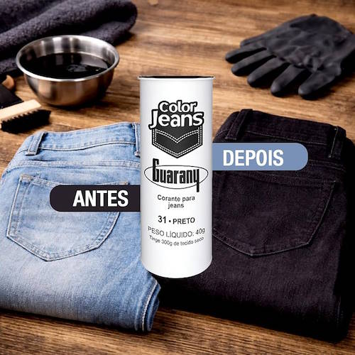 Corante tingecor 40g guarany preto jeans