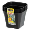 840 conj vaso quad p suculenta preto 5 pcs 170ml g